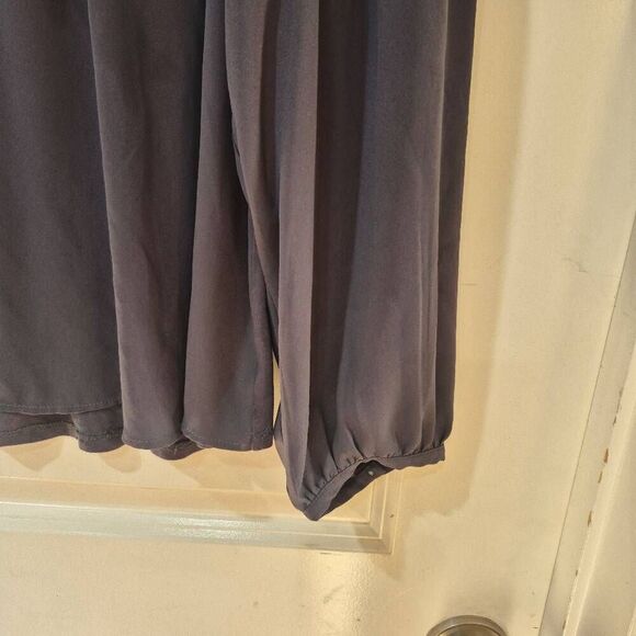 Loft Women's Gray Poly Long Sleeve Blouse - Picture 9 of 11